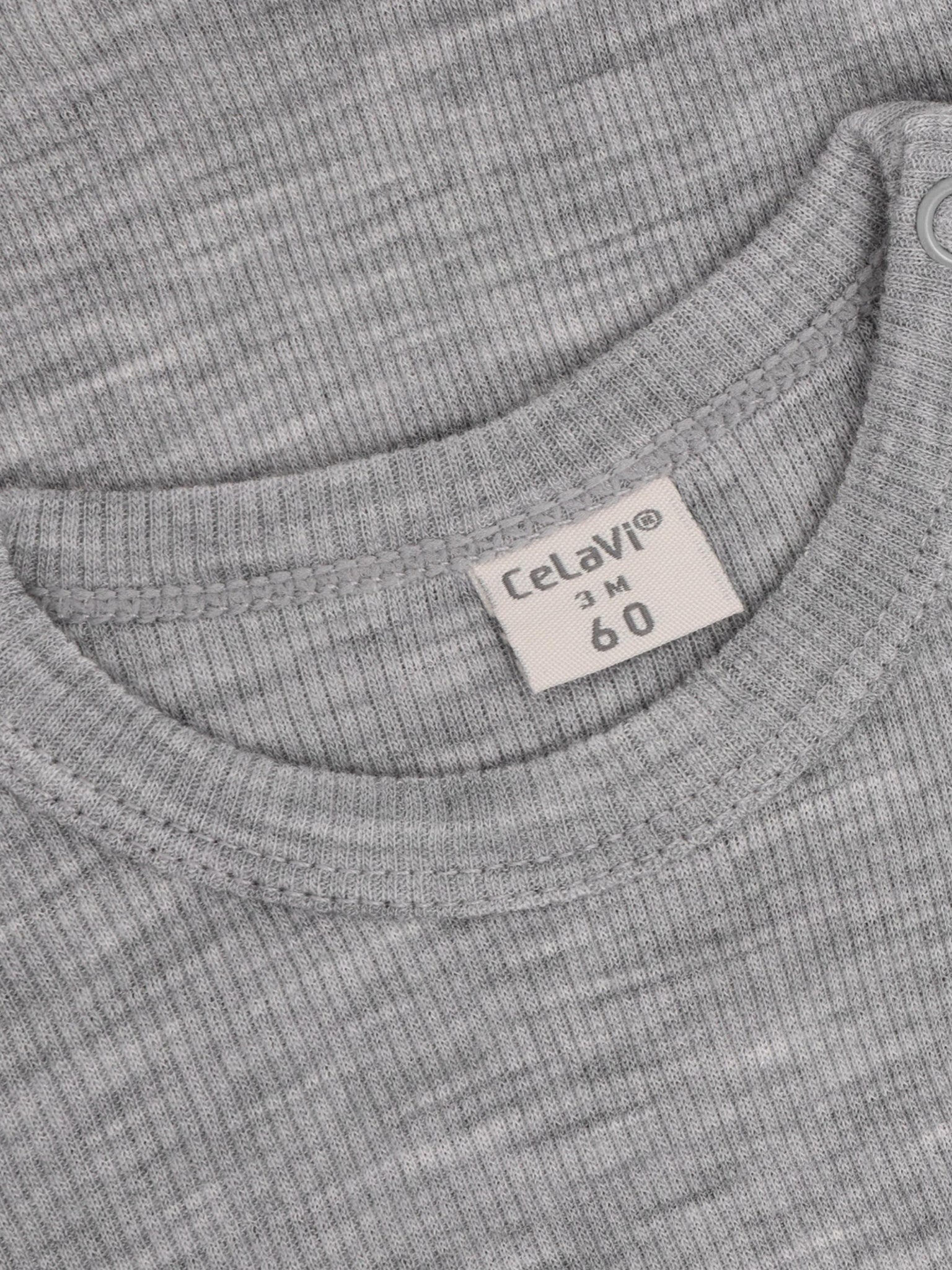 CeLaVi - Baby Body 100 % Merinowolle grau