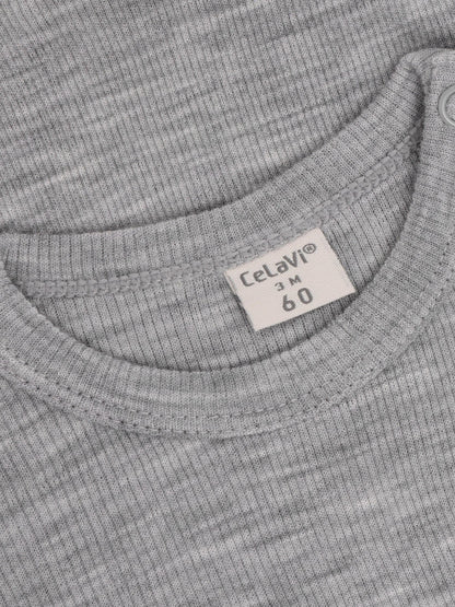 CeLaVi - Baby Body 100 % Merinowolle grau