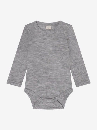 CeLaVi - Baby Body 100 % Merinowolle grau