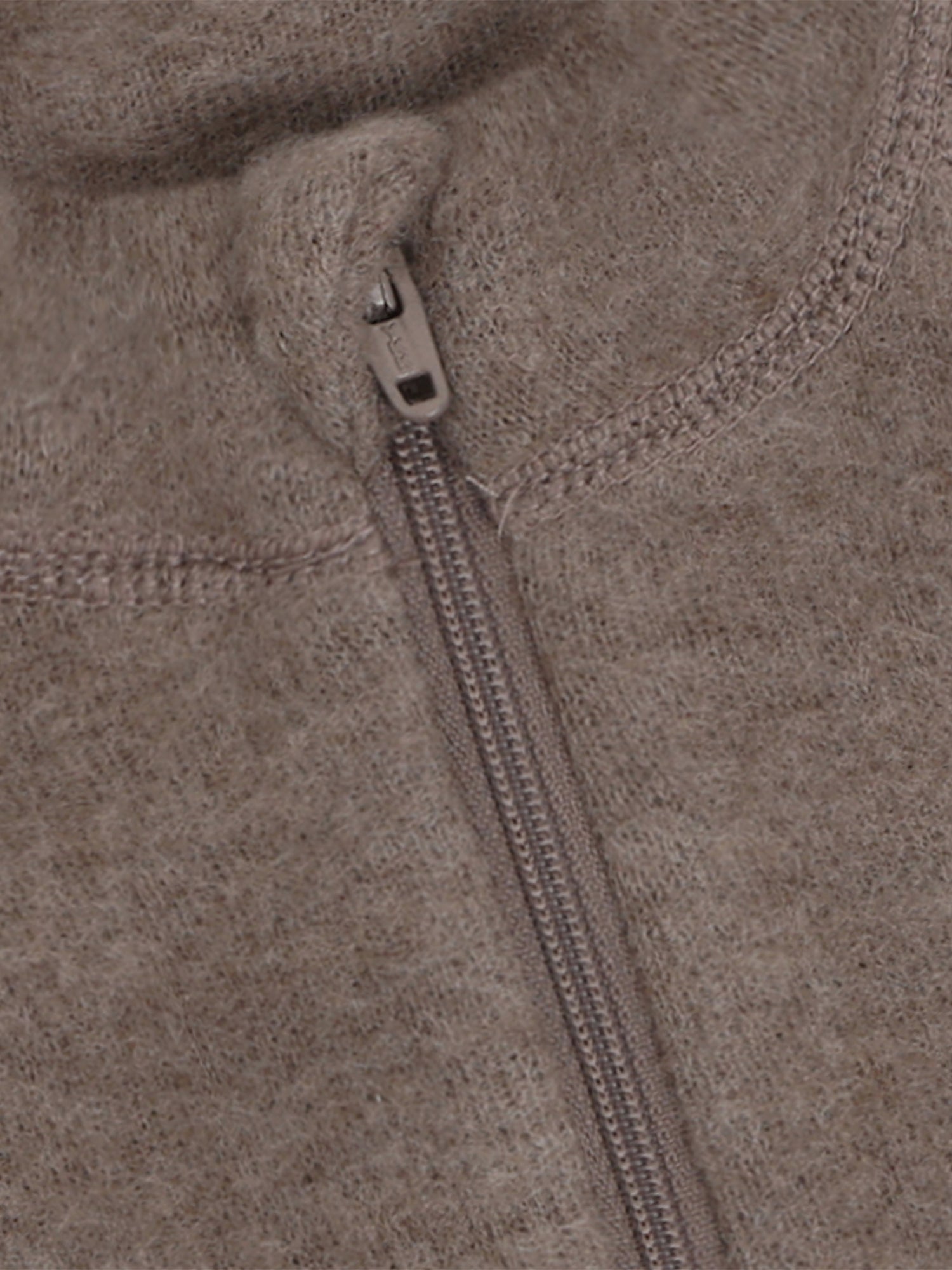 CeLaVi - Baby Jacke mit Reißverschluss aus Wolle braun