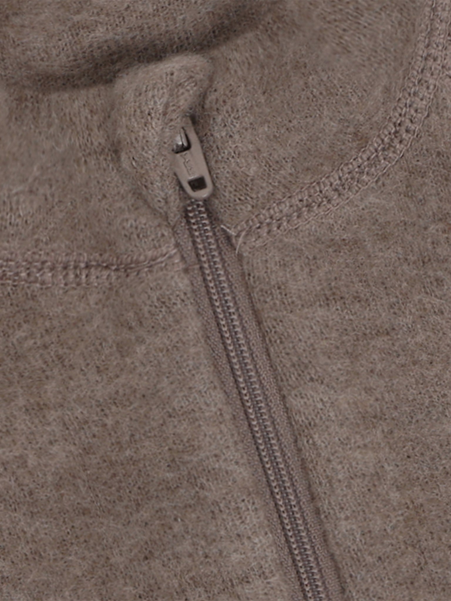 CeLaVi - Baby Jacke mit Reißverschluss aus Wolle braun