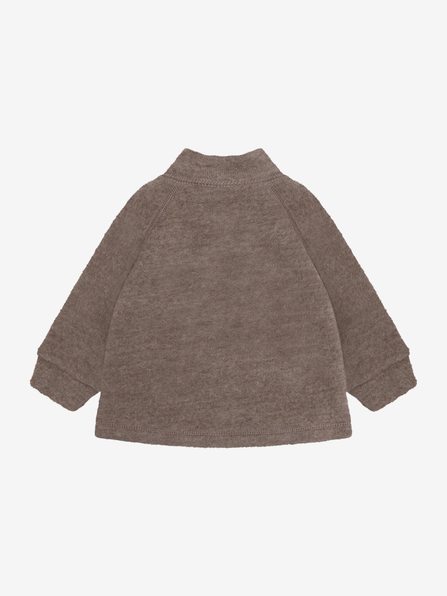 CeLaVi - Baby Jacke mit Reißverschluss aus Wolle braun