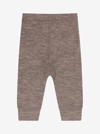CeLaVi - Baby Leggings 100 % Merinowolle braun