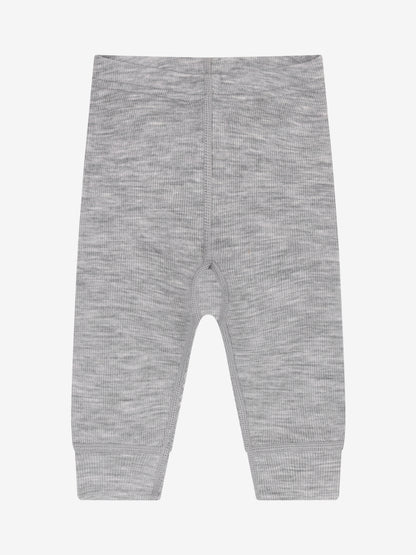 CeLaVi - Baby Leggings 100 % Merinowolle grau