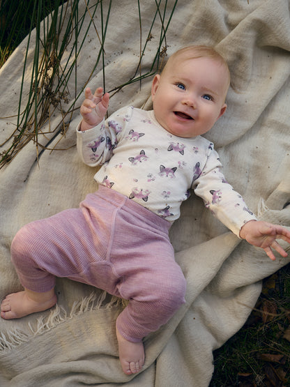 CeLaVi - Baby Leggings 100 % Merinowolle rosa