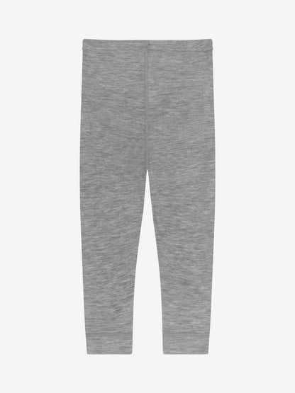 CeLaVi - Kinder Leggings 100 % Wolle grau
