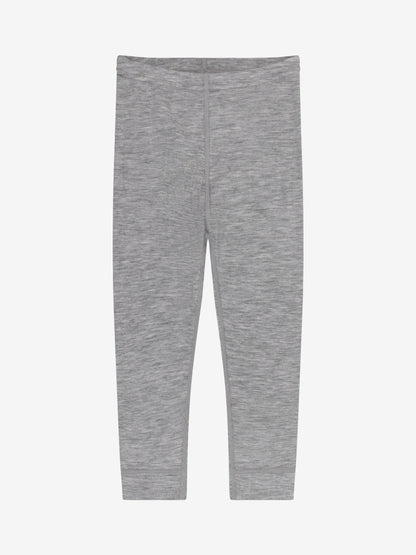 CeLaVi - Kinder Leggings 100 % Wolle grau