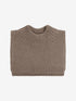 CeLaVi - Kinder Strickschal aus Wolle braun