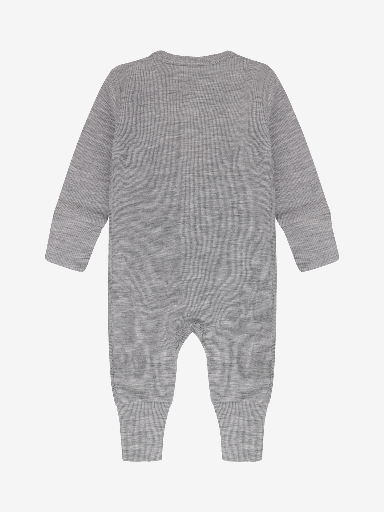 CeLaVi - Baby Strampler 100 % Merinowolle grau