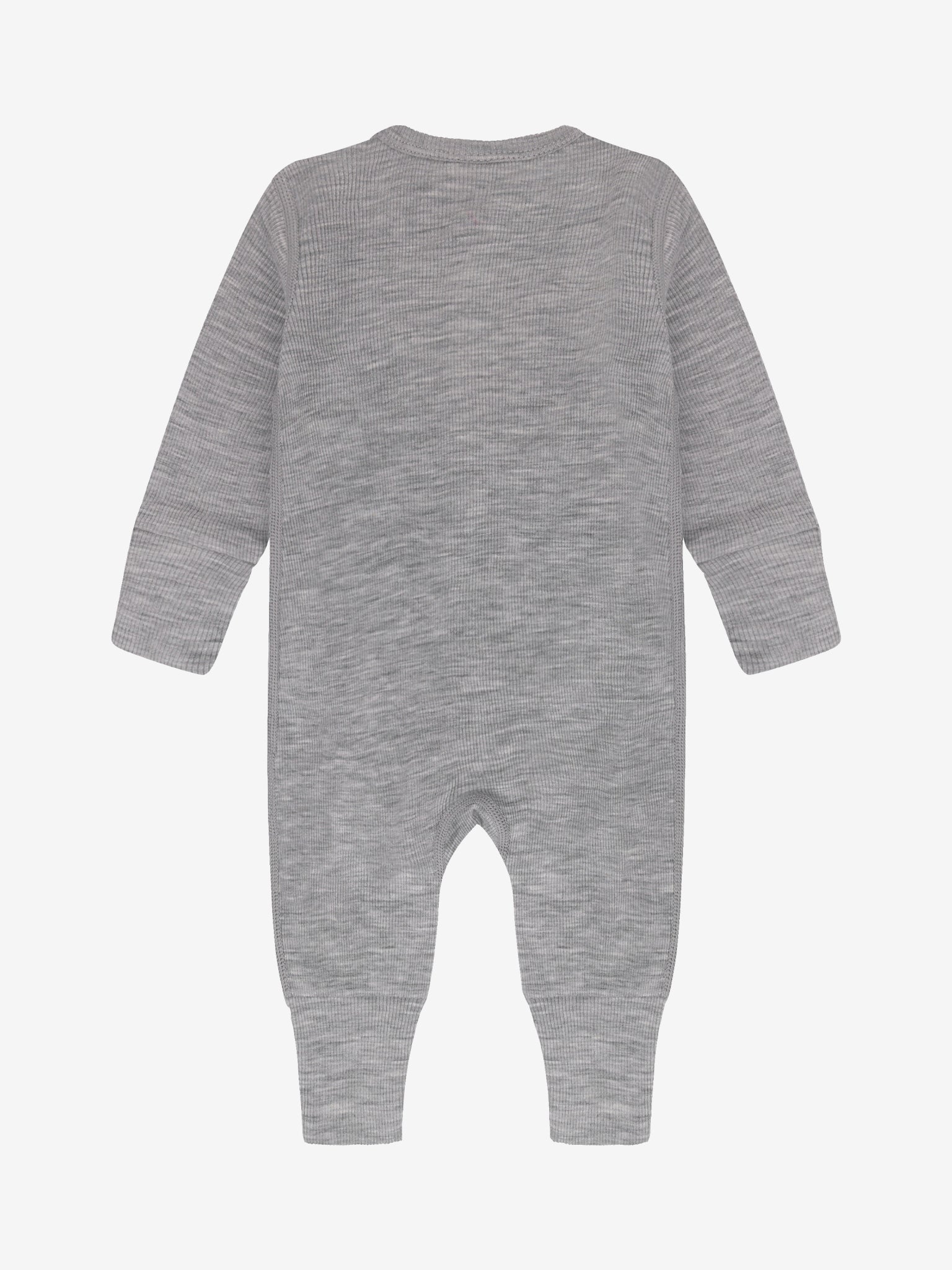 CeLaVi - Baby Strampler 100 % Merinowolle grau