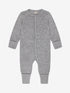 CeLaVi - Baby Strampler 100 % Merinowolle grau