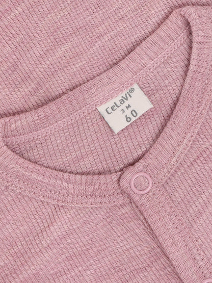 CeLaVi - Baby Strampler 100 % Wolle rosa