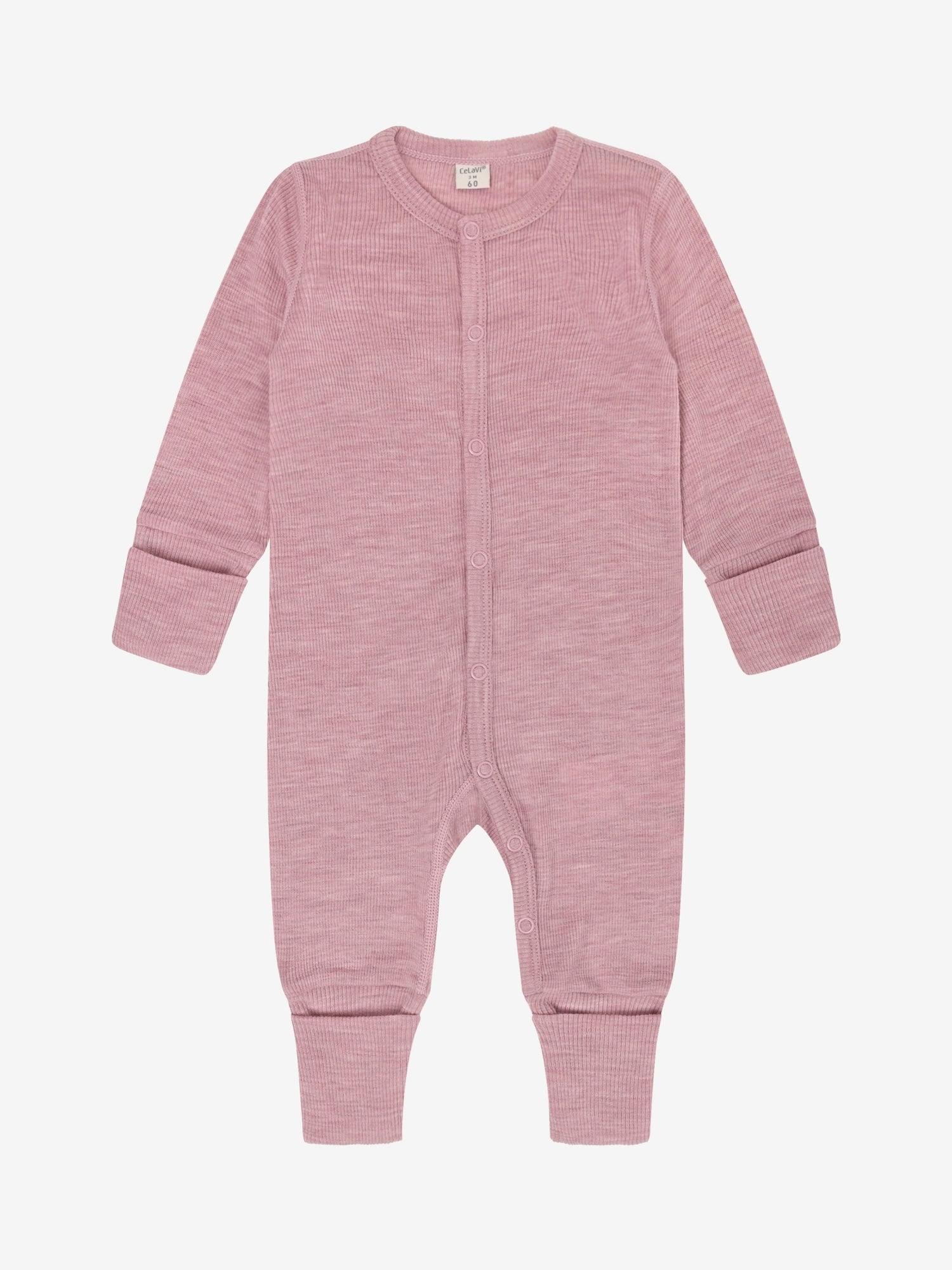 CeLaVi - Baby Strampler 100 % Wolle rosa