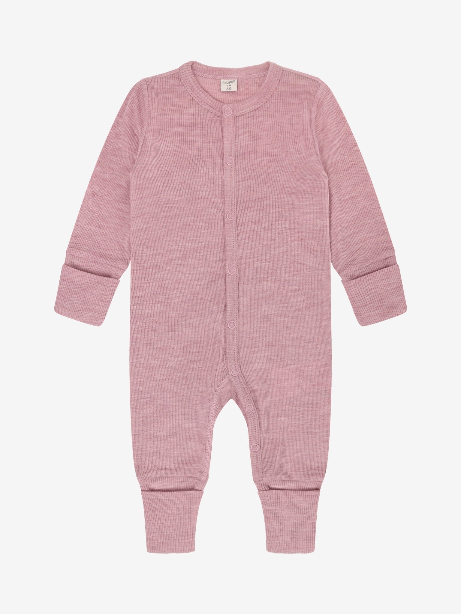 CeLaVi - Baby Strampler 100 % Wolle rosa