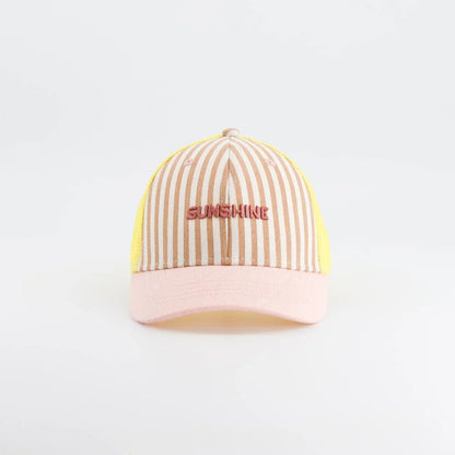Chamaye - Kinder Kappe aus Baumwolle Sunshine Trucker MINI &amp; ME