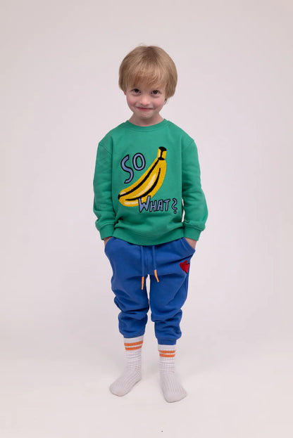 Chio Mi - Kinder Sweatshirt Banane grün