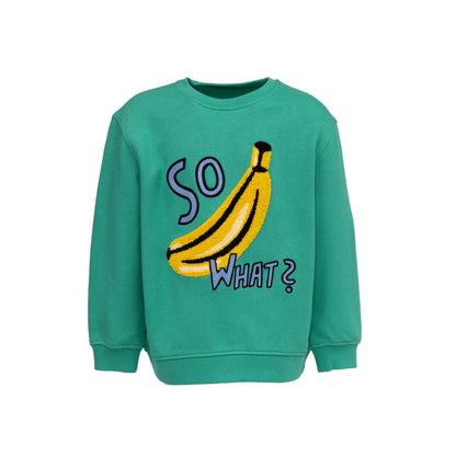 Chio Mi - Kinder Sweatshirt Banane grün