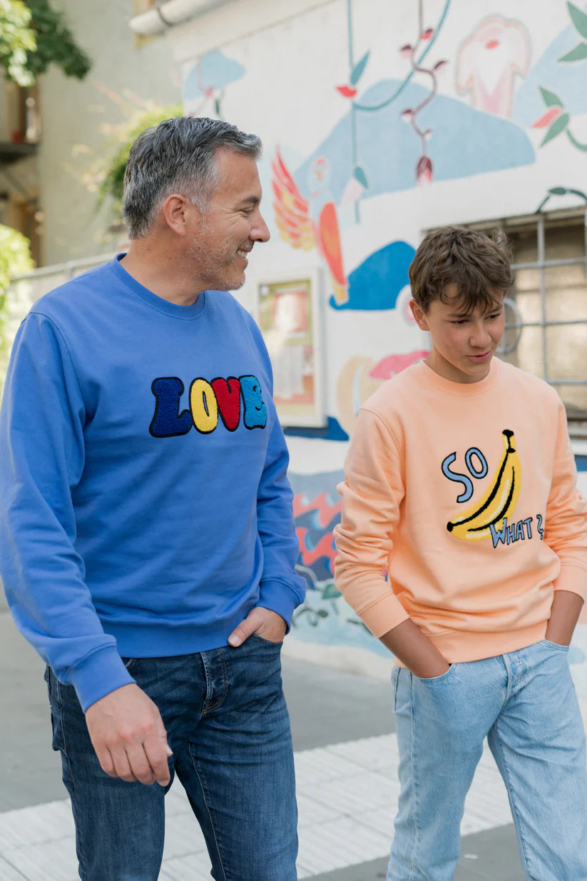 Chio Mi - Kinder Sweatshirt Banane orange