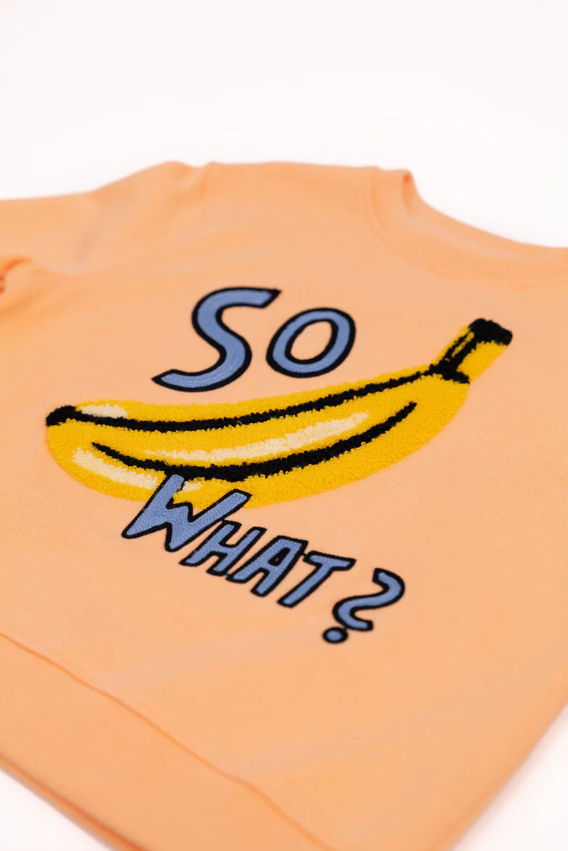 Chio Mi - Kinder Sweatshirt Banane orange