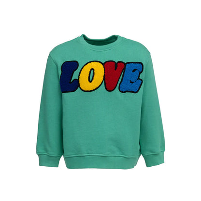 Chio Mi - Kinder Sweatshirt Love grün