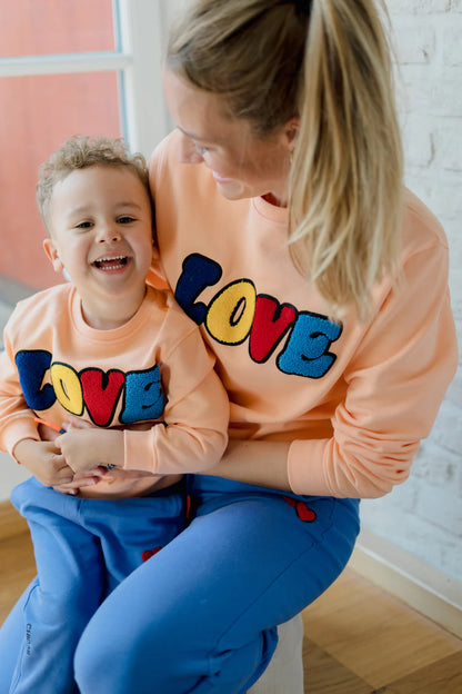 Chio Mi - Kinder Sweatshirt Love orange