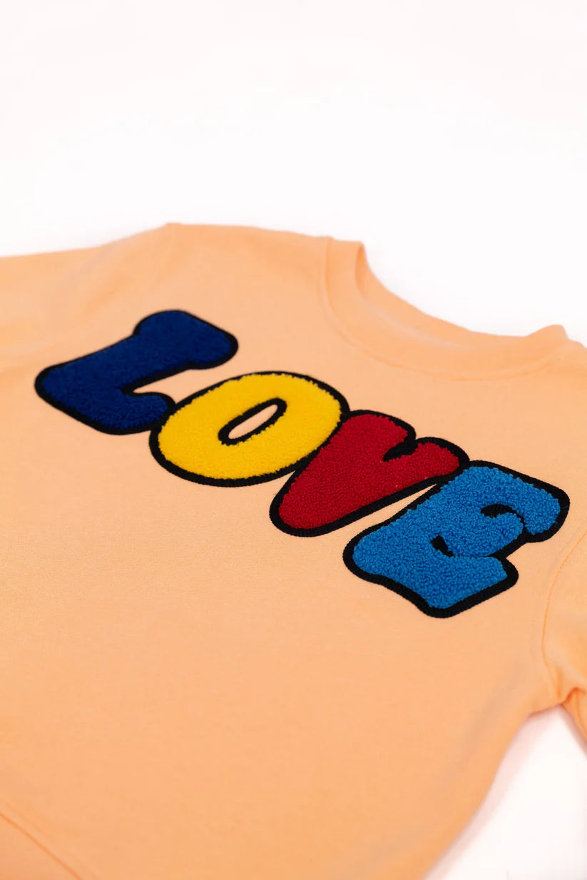 Chio Mi - Kinder Sweatshirt Love orange