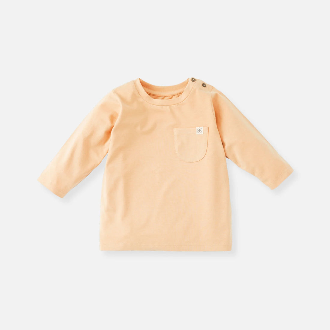 Cloby - Baby Langarmshirt UPF 50 "Peachy Summer" orange