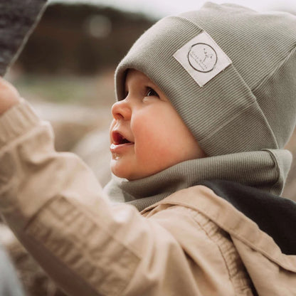 Cosy Roots - Baby Mütze Baumwolle (Bio) khaki