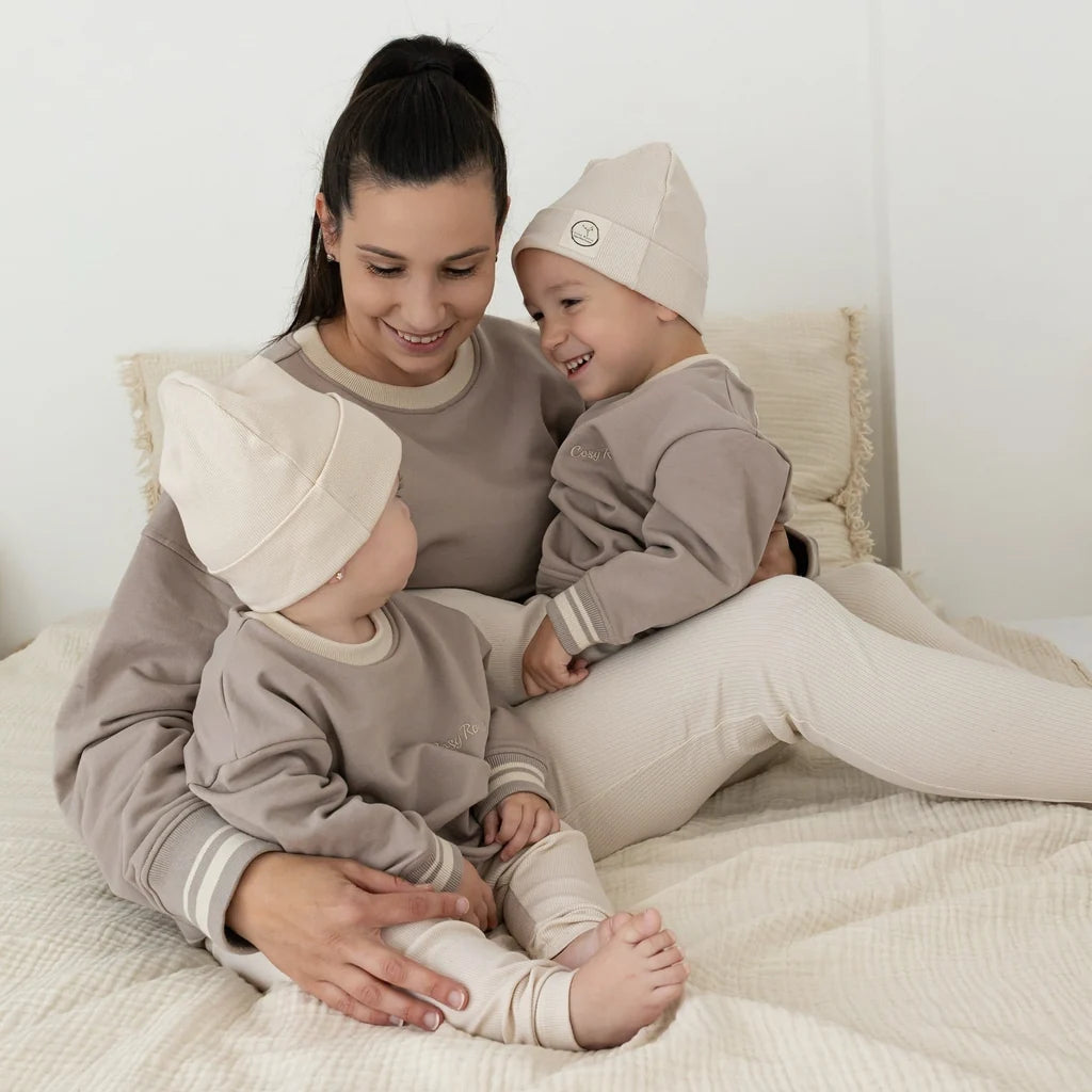 Cosy Roots - Baby Pullover Baumwolle (Bio) caramel