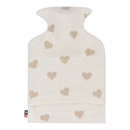 David Fussenegger - Kinder Wärmflasche Herzen beige