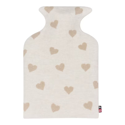 David Fussenegger - Kinder Wärmflasche Herzen beige