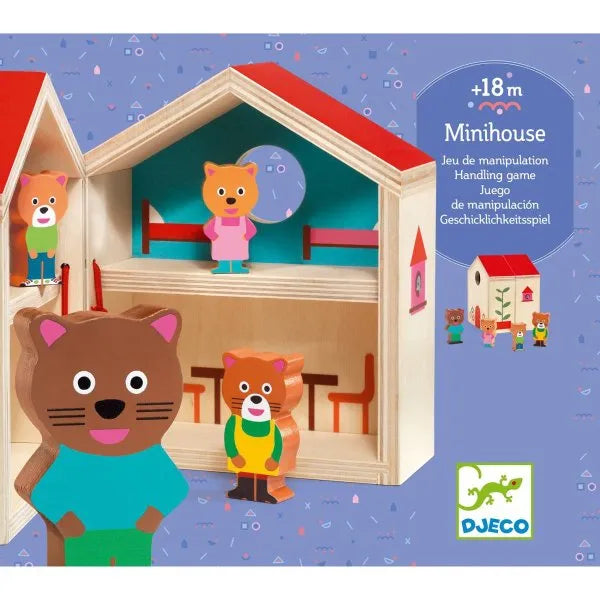Djeco - Minihaus aus Holz- Lernspielzeug - AURYN Shop