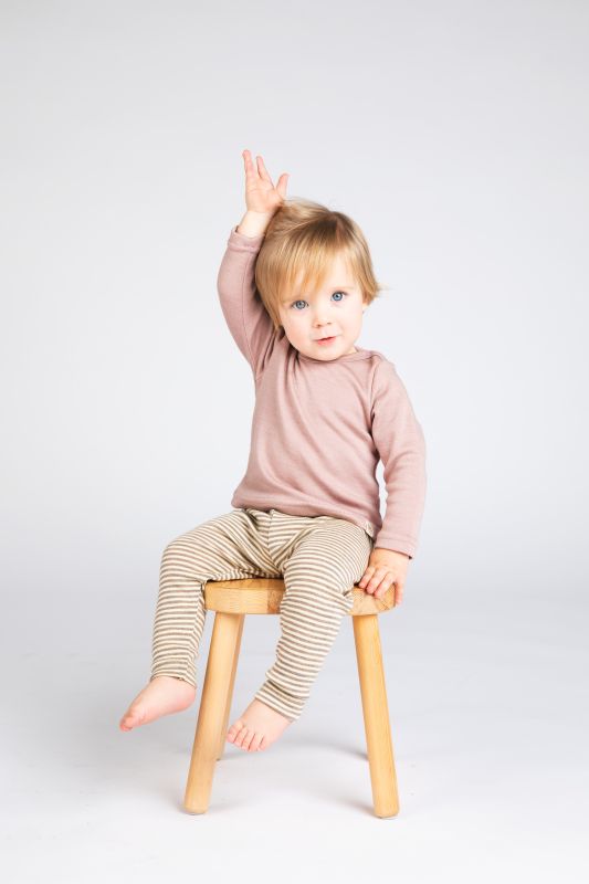 Engel - Baby Langarmshirt Merinowolle/Seide, rosa