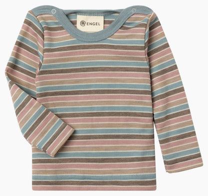 Engel - Baby Langarmshirt Merinowolle/Seide, pastellcolour