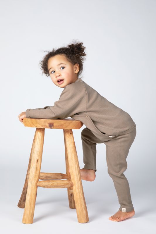 Engel - Baby Wickelshirt Wolle/Seide, beige