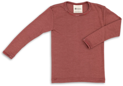 Engel - Kinder Langarmshirt Wolle/ Seide kupfer für Mädchen und Jungen