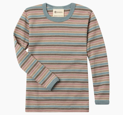 Engel - Kinder Langarmshirt Merinowolle/Seide, pastellcolour