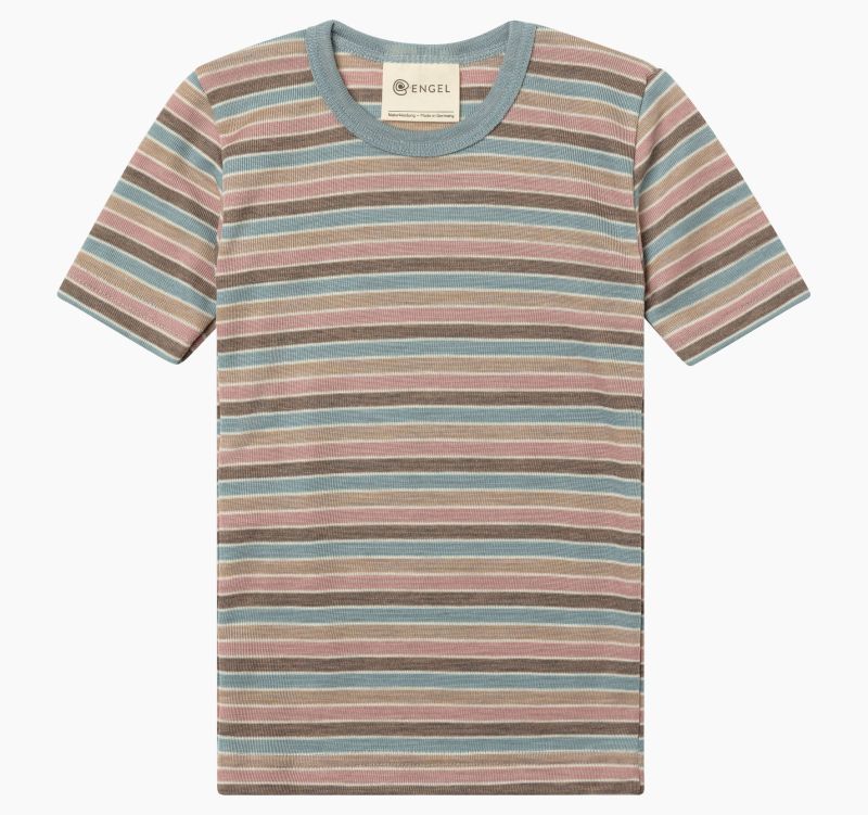 Engel - Kinder T-Shirt Wolle/ Seide, pastellcolour