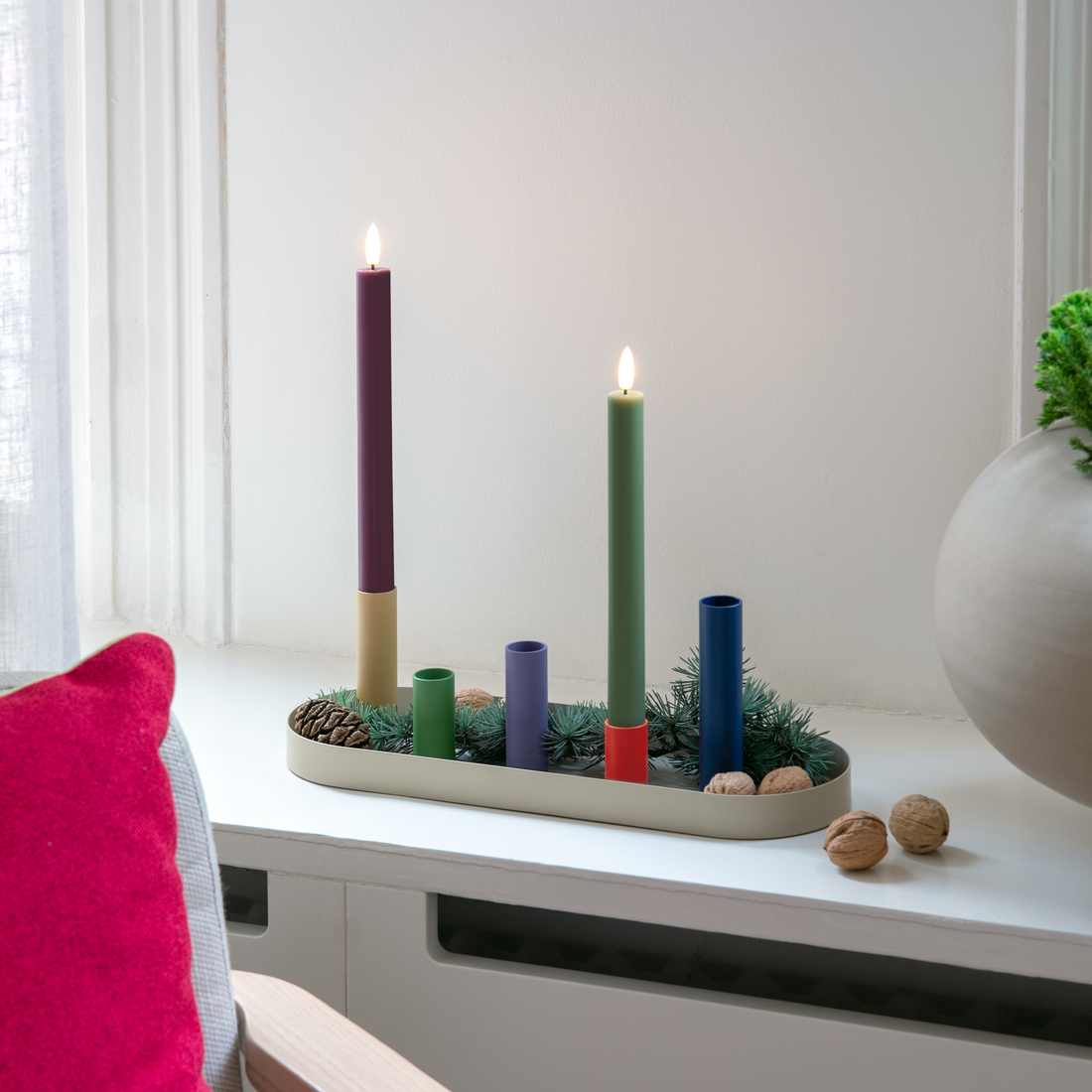 Remember - LED Stabkerzen-Set &
