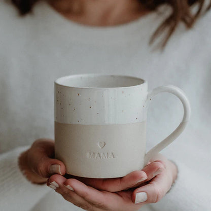 Eulenschnitt - Große Tasse Mama mit Henkel