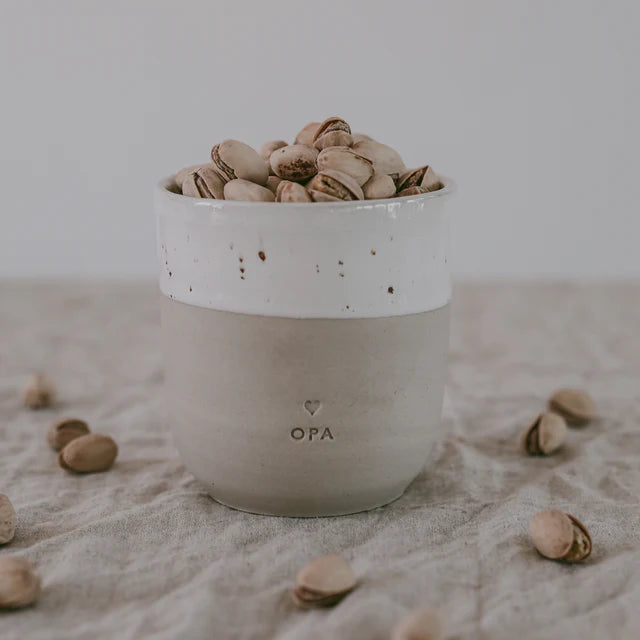 Eulenschnitt - handgemachter Becher OPA - AURYN Shop