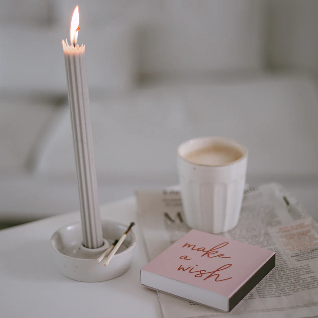 Eulenschnitt - Streichhölzer make a wish mit Herz