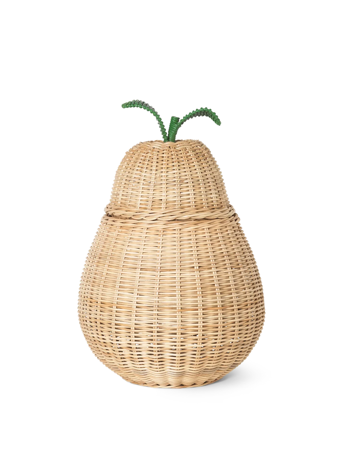 ferm LIVING - Rattan Aufbewahrungskorb Birne