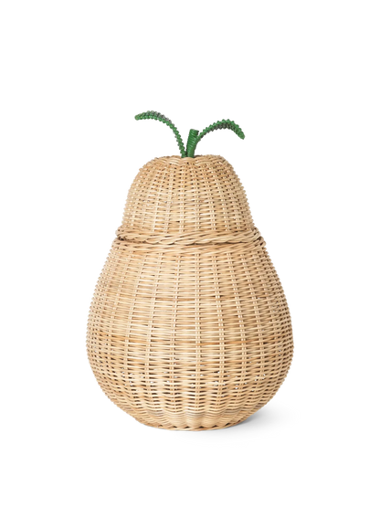 ferm LIVING - Rattan Aufbewahrungskorb Birne