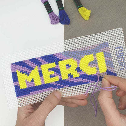 Fukuri - DIY-Set &quot;Merci&quot;–Lesezeichen