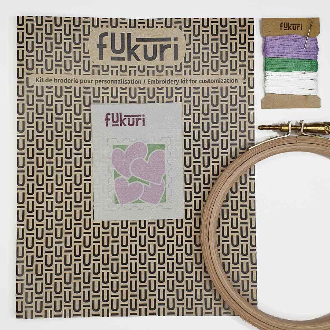 Fukuri - DIY-Strickset "Herzen"