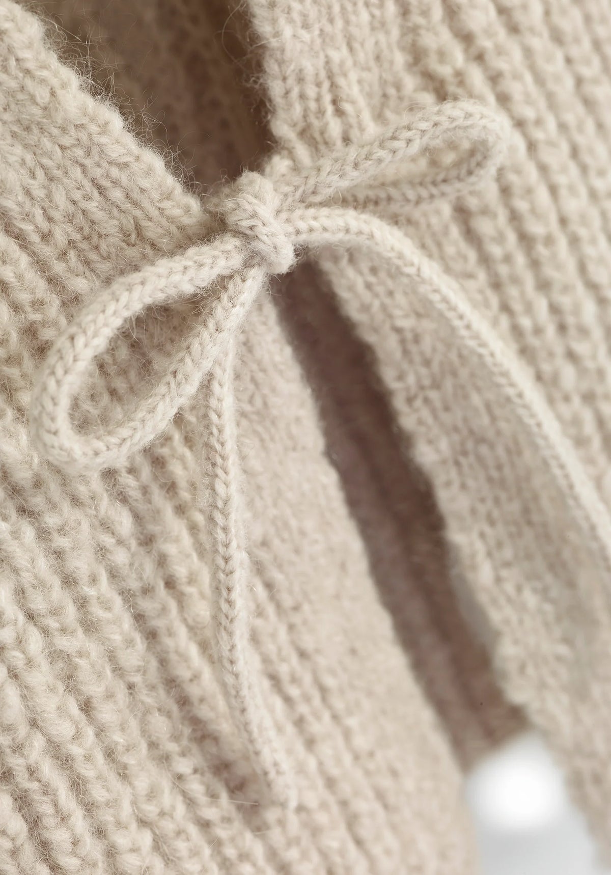 Halfen - Kinder Strickweste Alpaka beige