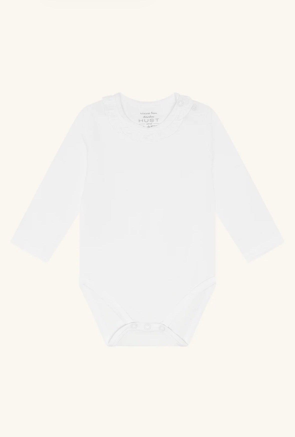 Hust &amp; Claire - Baby Body weiß mit Rüschen