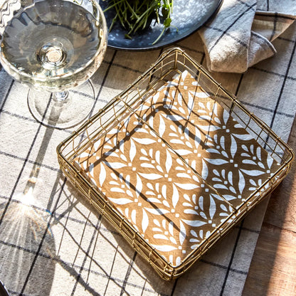 House Doctor - Serviettenhalter gold