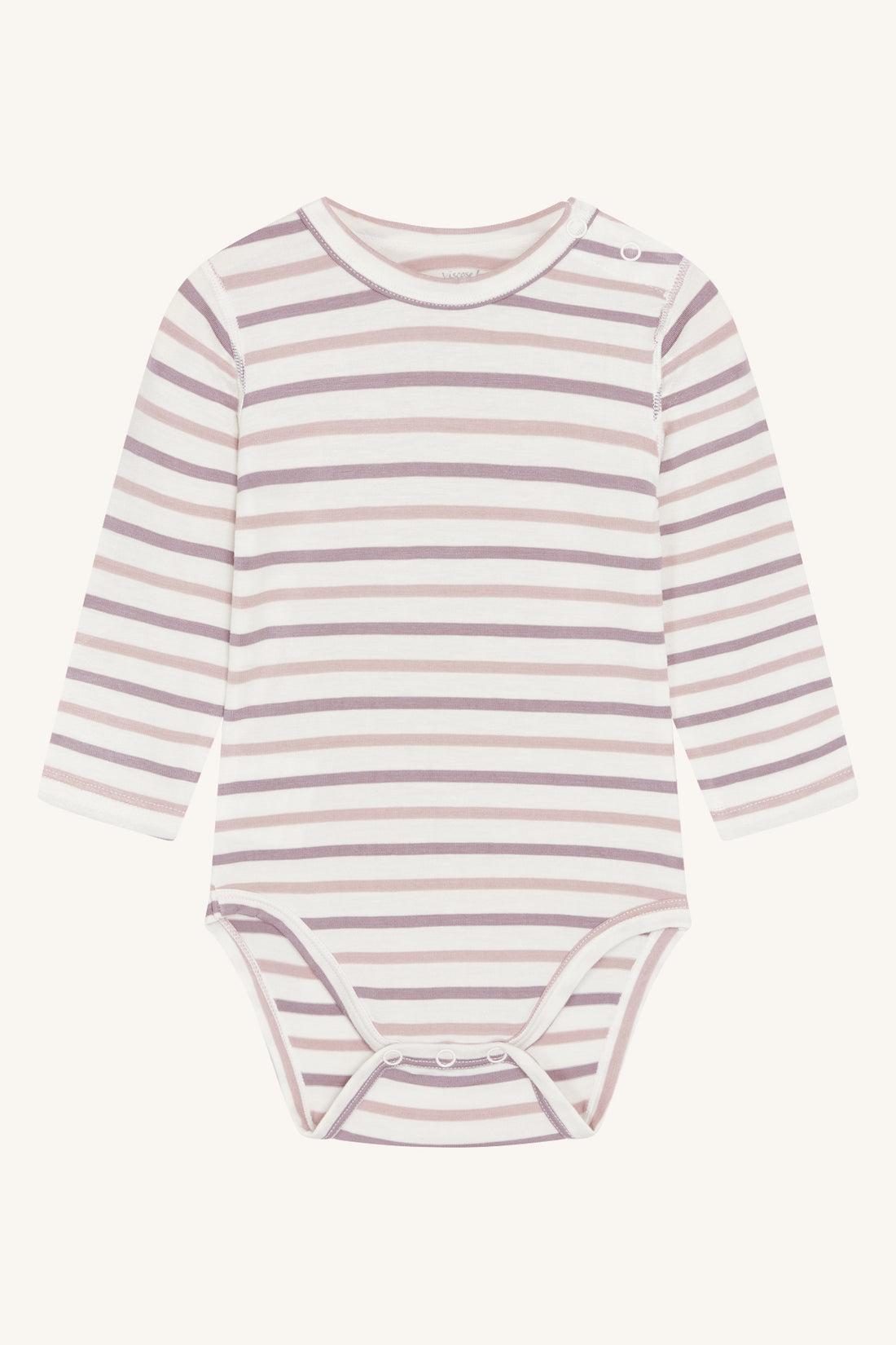 Hust & Claire - Baby Body Buller Bambus Streifen rosa
